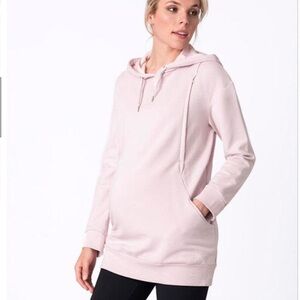Seraphine Blush Pink Maternity and Nursing Hoodie